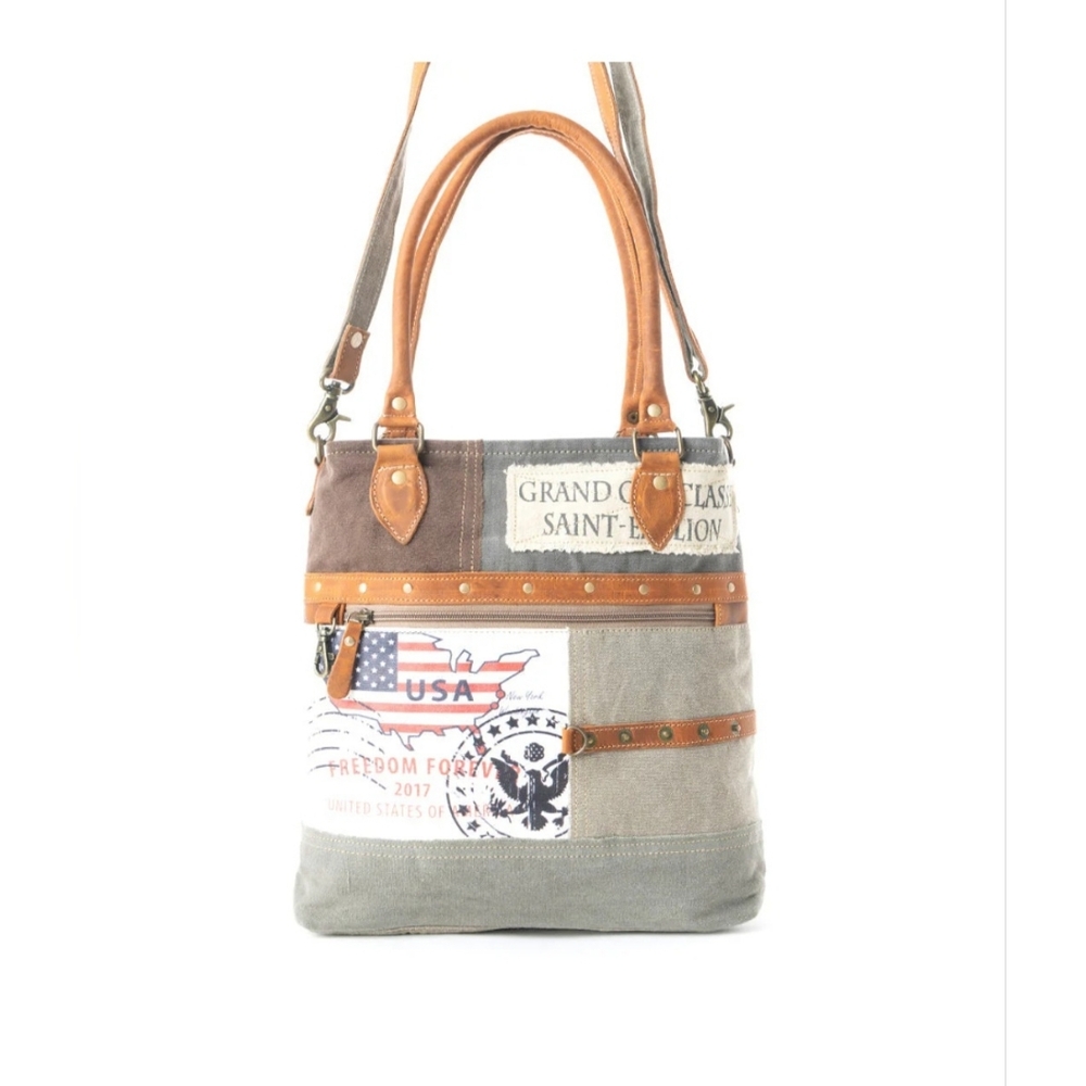 #1114 Myra Bag USA Freedom Tote Bag